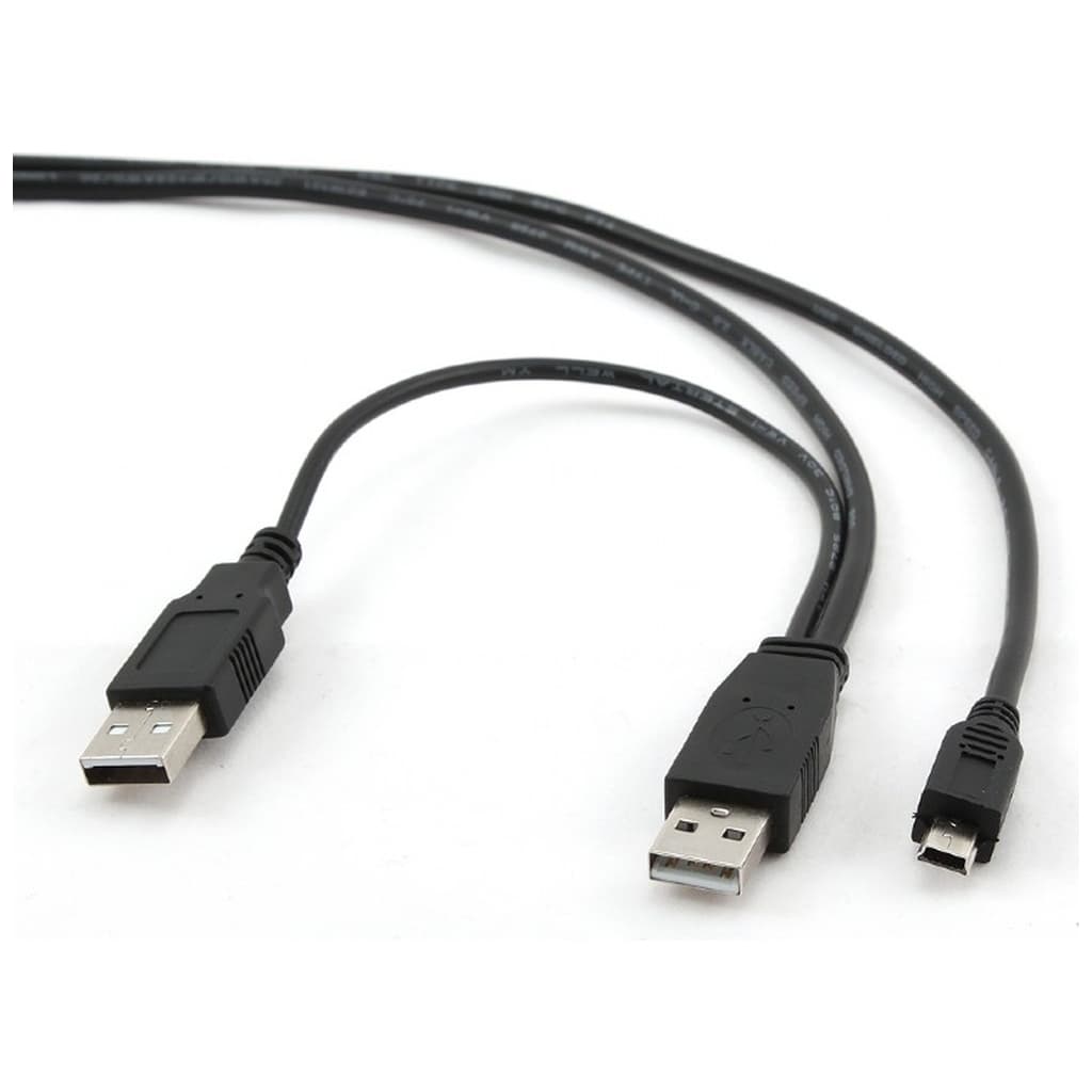 Дата кабель USB 2.0 AM/AM to Mini 5P 0.9m Cablexpert (CCP-USB22-AM5P-3)