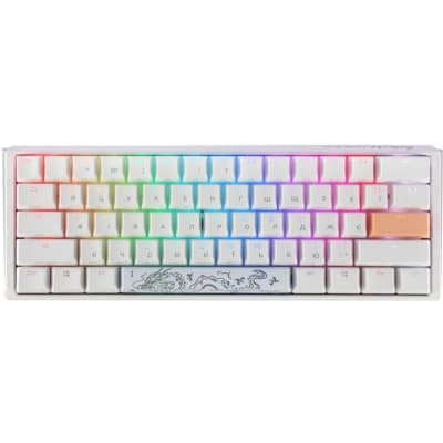 Клавіатура Ducky One 3 Mini Cherry MX Brown RGB UA USB White (DKON2161ST-BUAPXPWWWSC1)