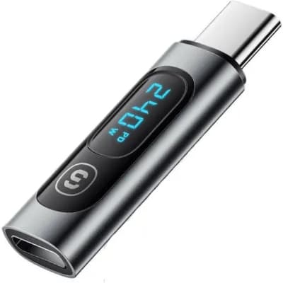 Перехідник USB-C F to USB-C M digital display Essager (EZJTT-TX0G-P)