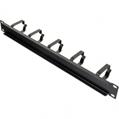 Кабельний організатор 19" 1U 5 скоб, глибина 52мм Kingda (KD-CM-02)