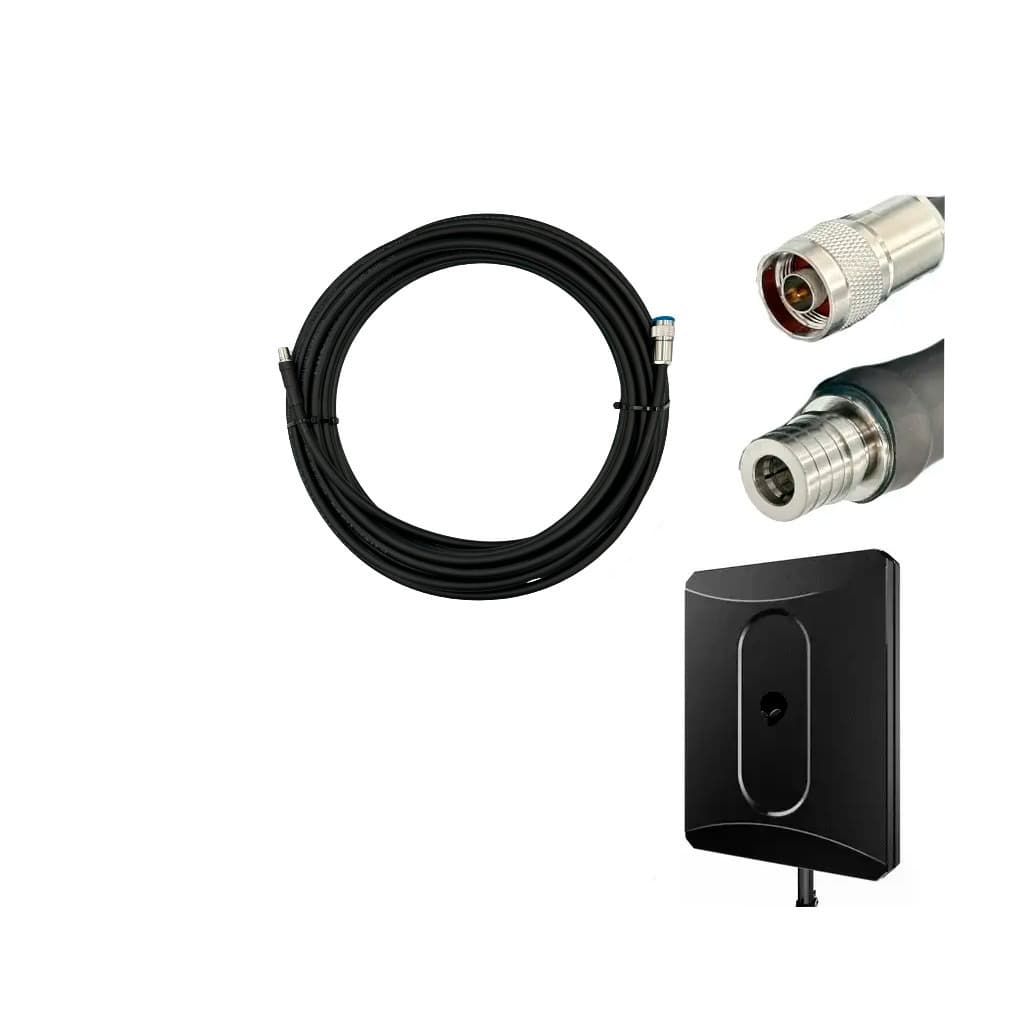 Кабель для дрона ALIENTECH RG8 для Deimox, QMA -N-type (2 шт по 35м) (RG8-Q-JW/N-JW-35)