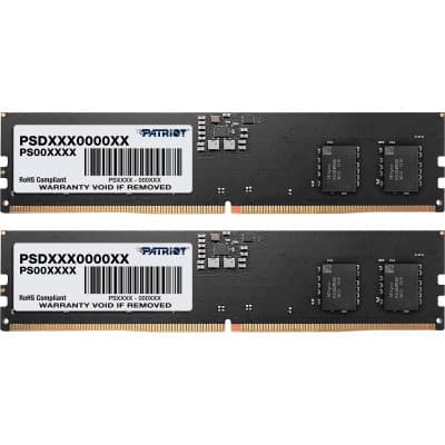 Модуль пам'яті для комп'ютера DDR5 32GB (2x16GB) 5600 MHz Signature Line Patriot (PSD532G5600K)