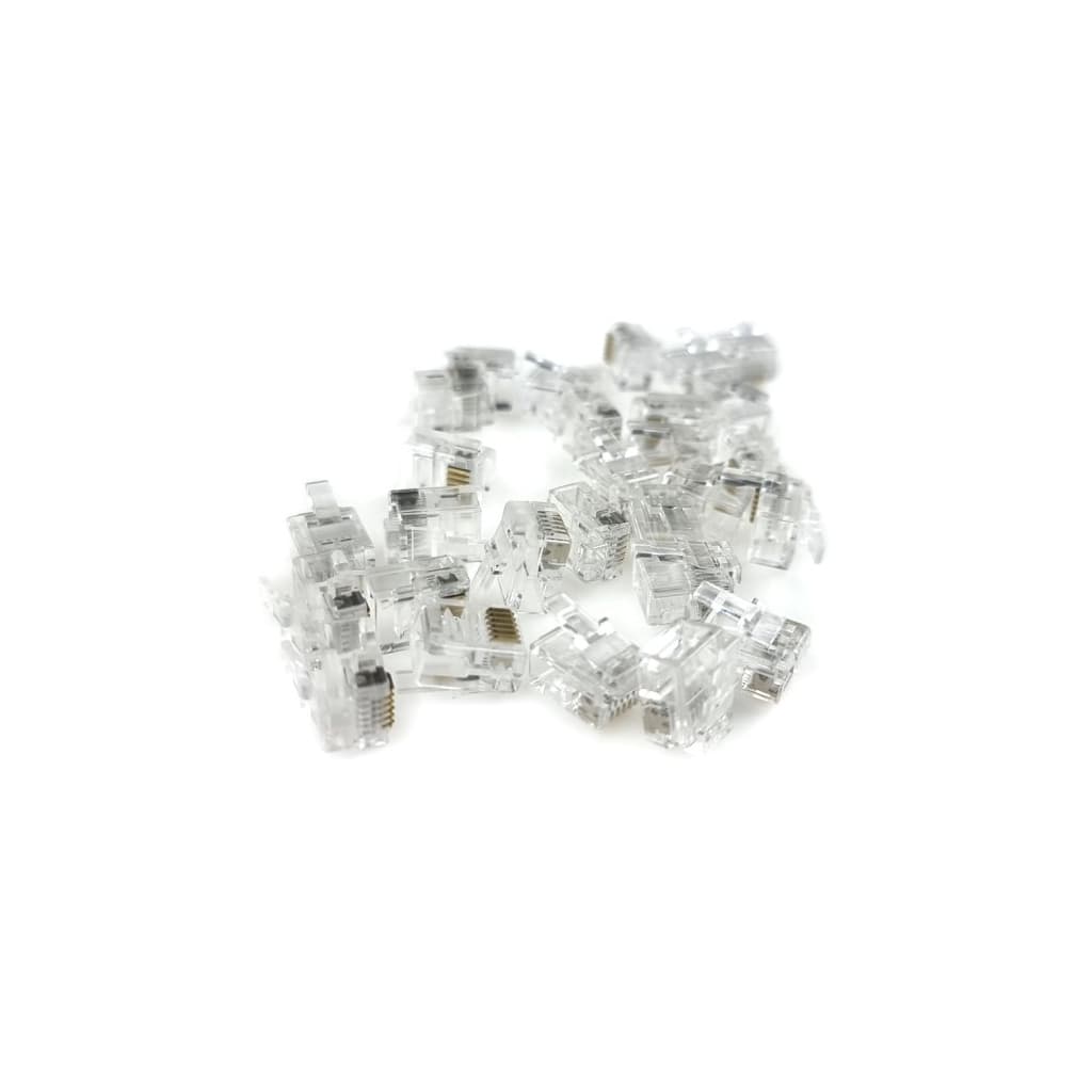 Конектор RJ12 6P4С, 100шт/пак Kingda (KDPG8005/100)