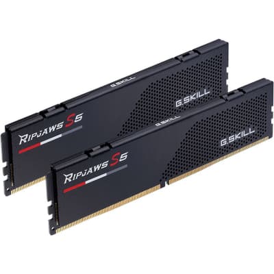 Модуль пам'яті для комп'ютера DDR5 32GB (2x16GB) 6400 MHz Ripjaws S5 Matte Black G.Skill (F5-6400J3648F16GX2-RS5K)