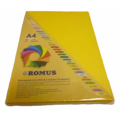 Папір Romus A4 160 г/м2 100c, yellow sunny (R50843)