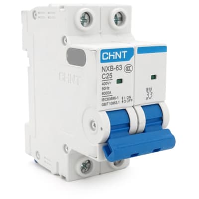 Автоматичний вимикач CHINT NXB-63-2P-C25