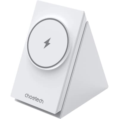 Зарядний пристрій Choetech Wireless magnetic 3-in-1 15W white (T600-F)