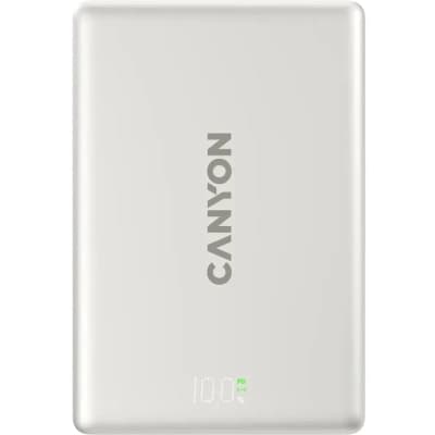 Батарея універсальна Canyon 10000mAh OnPower 511 PD20W Magnetic wireless MagSafe Grey (CNS-CPB511G)