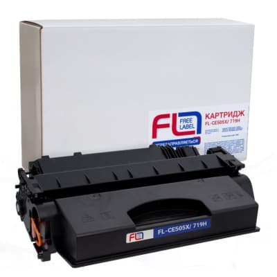 Картридж FREE Label HP 05X (CE505X)/Canon 719H (FL-CE505X/719H)