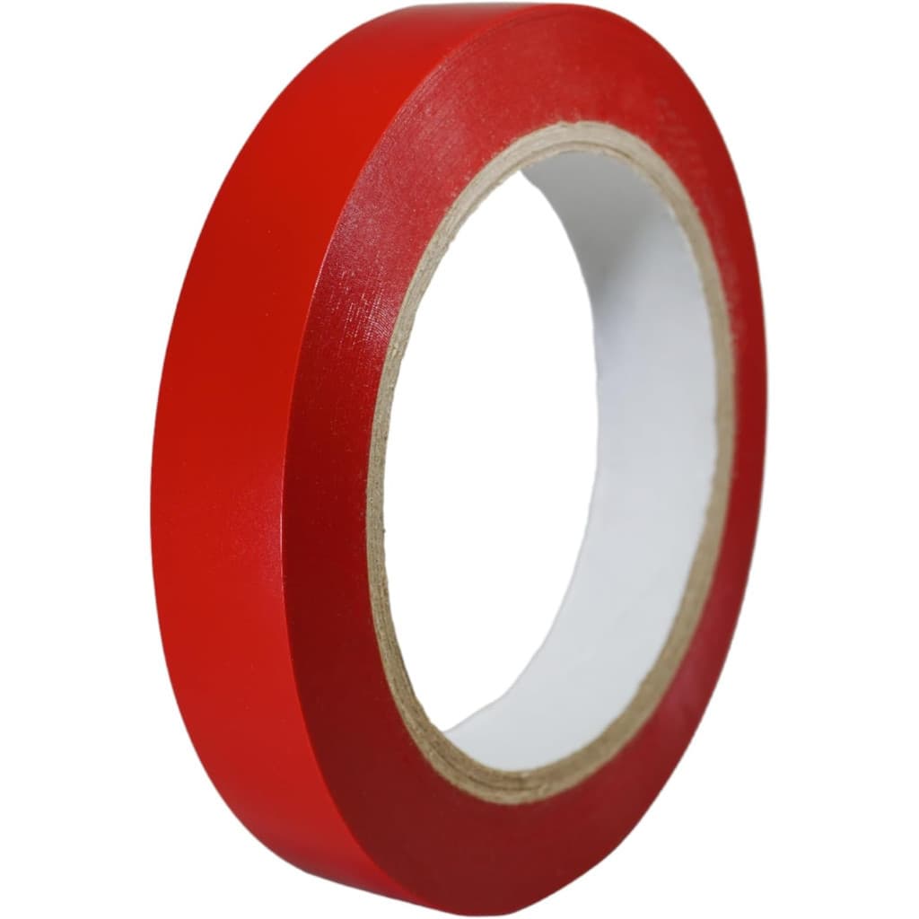 Ізоляційна стрічка XILIN 0.13мм*18мм*15м Red, temp0+80°С, 600V, 10 шт. (0,13мм*18мм*15м-R)