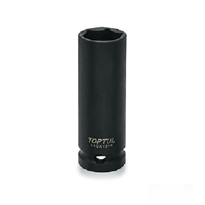 Торцева головка Toptul ударна довга тонкостінна 1/2" для шиномонтування. (KABX1621)