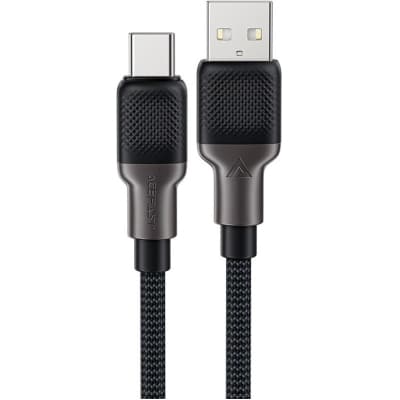 Дата кабель USB 2.0 AM to USB-C 1.2m 3.0A silicone braid Acefast (6974316283126)