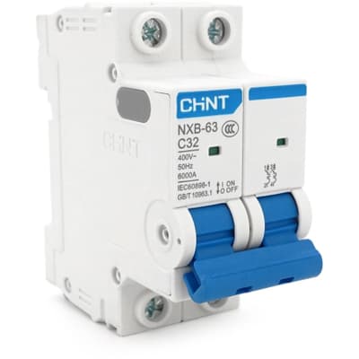 Автоматичний вимикач CHINT NXB-63-2P-C32