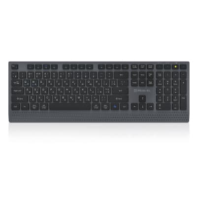 Клавіатура REAL-EL RK-715W Wireless/Bluetooth Black/Gray (EL123100051)