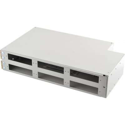 Патч-панель оптична 2U, універсальна, сплайс касети S336 Crosver (FOB 19/2-336/36-2-48)