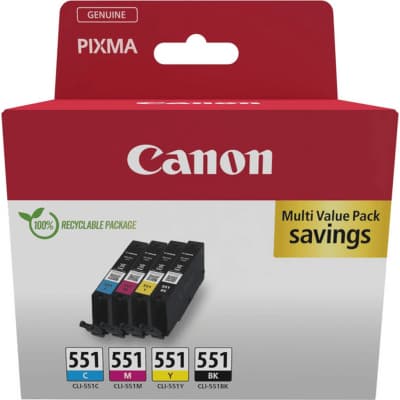 Картридж Canon CLI-551Multipack BK,C,M,Y (6509B015)