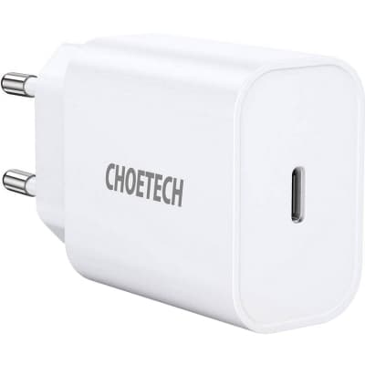 Зарядний пристрій Choetech USB-C PD20W white (Q5004-V5)