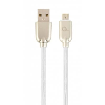 Дата кабель USB 2.0 AM to Micro 5P 1.0m Cablexpert (CC-USB2R-AMmBM-1M-W)