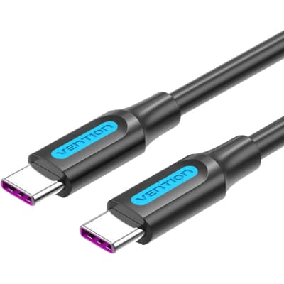 Дата кабель USB-C to USB-C 1.0m 2.0 100W VENTION (COTBF)