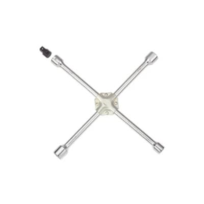 Ключ KING TONY балонний хрестовий 4 головки (17, 19, 21, 22 мм) з квадратом 1/2" (19911722)