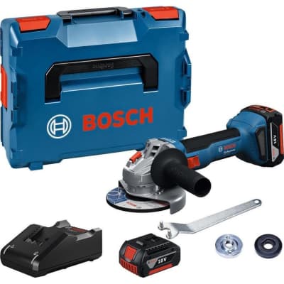 Шліфувальна машина Bosch GWS 18V-8 125мм, 18В, 2x5Ah, 0-11000об/хв, 1.7кг, кейс (0.601.9N9.003)