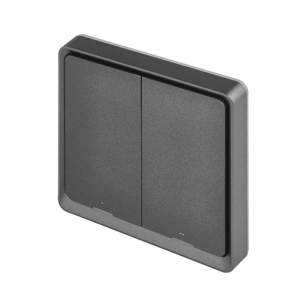 Розумний вимикач EMOS H5015 2 buttons ZigBee 3.0 Black (H5015)