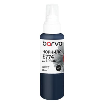 Чорнило Barva Epson 774 BK 70 мл, pigmented (E774-406e)