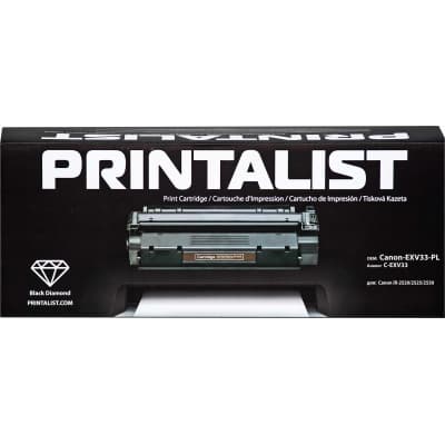 Тонер-картридж Printalist Canon C-EXV33 Black (Canon-EXV33-PL)
