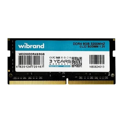 Модуль пам'яті для ноутбука SoDIMM DDR4 8GB 3200 MHz Wibrand (WI3200DDR4S/8GB)