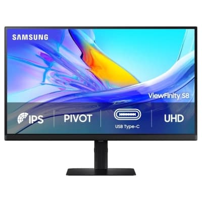 Монітор Samsung 32" ViewFinity S8 (LS32D804UAIXUA) VA Black