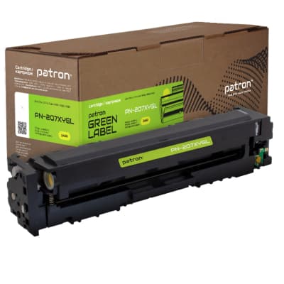 Картридж Patron HP 207X (W2212X) Green Label, yellow (PN-207XYGL)