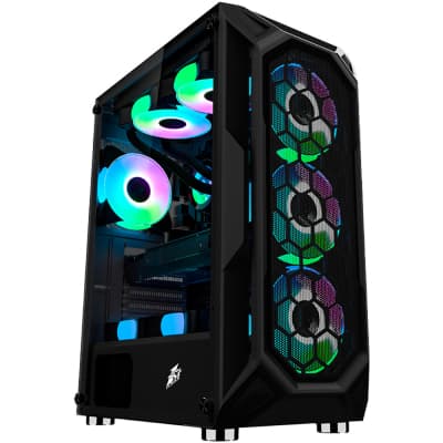 Корпус для ПК 1stPlayer X6-BK-4F1