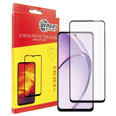 Скло захисне Dengos Full Glue OPPO A40m Black (TGFG-413)