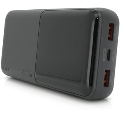 Батарея універсальна Remax 20000mAh, 22.5W, 2*USB+Type-C, Black (RPP-623)