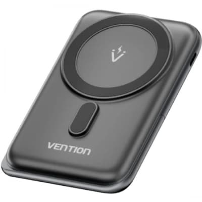 Батарея універсальна VENTION Magnetic Wireless 10000mAh 20W PD USB-C In/Out, QI-15W Black (FHNB0)