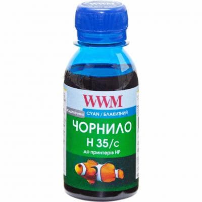 Чорнило WWM HP №22/134/121 100г Cyan (H35/C-2)