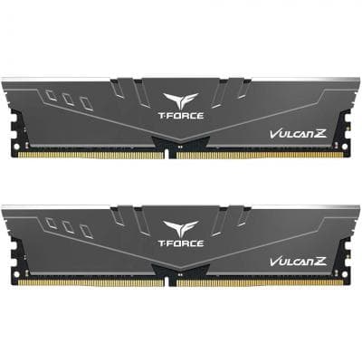Модуль пам'яті для комп'ютера DDR4 16GB (2x8GB) 3200 MHz T-Force Vulcan Z Gray Team (TLZGD416G3200HC16CDC01)