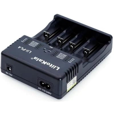 Зарядний пристрій для акумуляторів Liitokala 4 Slots, LED, Li-ion/Ni-MH/Ni-Cd/AA/ААA/AAAA/С (Lii-PL4)