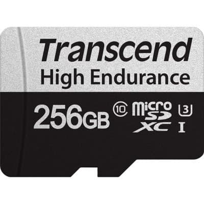 Карта пам'яті Transcend 256GB microSDXC class 10 UHS-I U3 High Endurance (TS256GUSD350V)