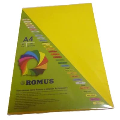 Папір Romus A4 80 г/м2 100c, Mustard (R50812)