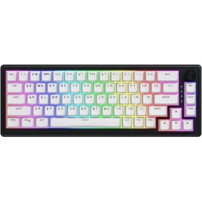 Клавіатура Hator Skyfall 65 MAG ULTRA 8K Aurum Ice RGB USB UA Black/White (HTK1860UA)