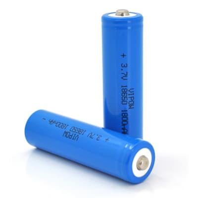 Акумулятор 18650 1800mAh, TipTop, 3.7V, Blue Vipow (ICR18650-1800mAhTT)