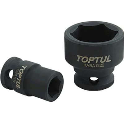 Торцева головка Toptul 1/2" 6-гранна ударна 12мм (KABA1612)