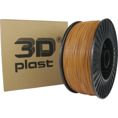 Пластик для 3D-принтера 3Dplast PLA 1.75мм, 3кг, coyote (3DPLA1753KYT)