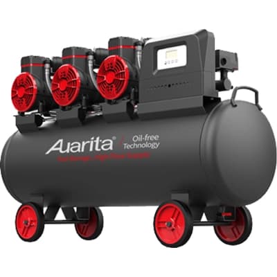 Компресор Auarita безмасляний поршневий 100л, 3*1,45 кВт, 220V (2-1450X3F100-220)