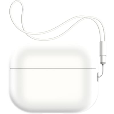 Чохол для навушників Armorstandart Silicone Case with straps для Apple Airpods Pro 2 White (ARM68618)