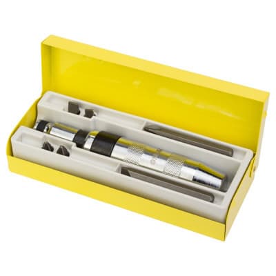 Набір викруток Sigma ударно-поворотна з бітами 8шт CRV (метал кейс) (4004021)