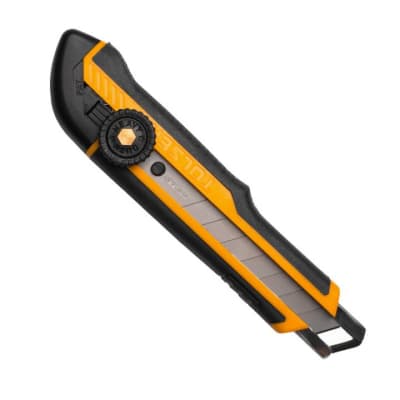 Ніж монтажний Tolsen 18 мм сегментний з фіксатором (30092)