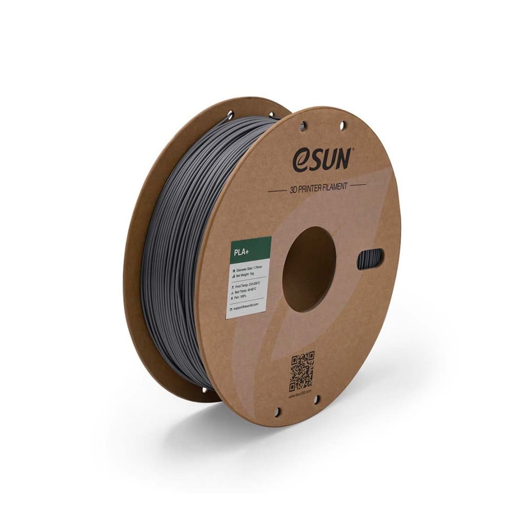 Пластик для 3D-принтера eSUN PLA+ 1.75мм, 1кг, grey (PLA+P175H1)