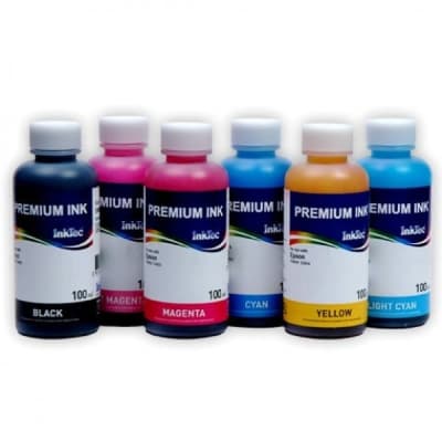 Чорнило InkTec Epson L800, 6*100 мл, B/C/LC/M/LM/Y (E0017-6SET100)